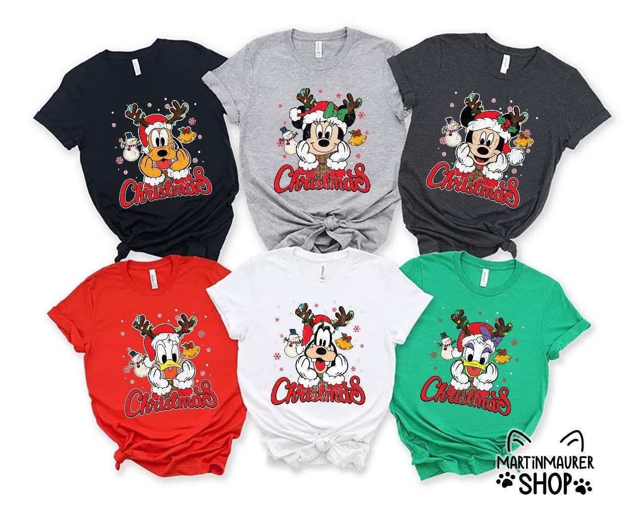 Discover Retro Disney Christmas Shirt, Mickey and Friends Christmas