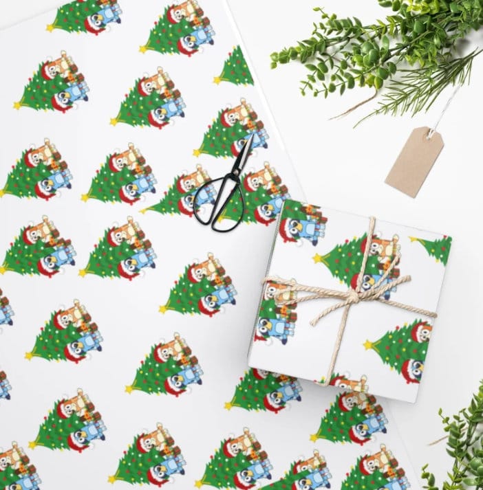Bluey Christmas Wrapping Paper Bluey Wrapping Paper Bluey, 40 OFF