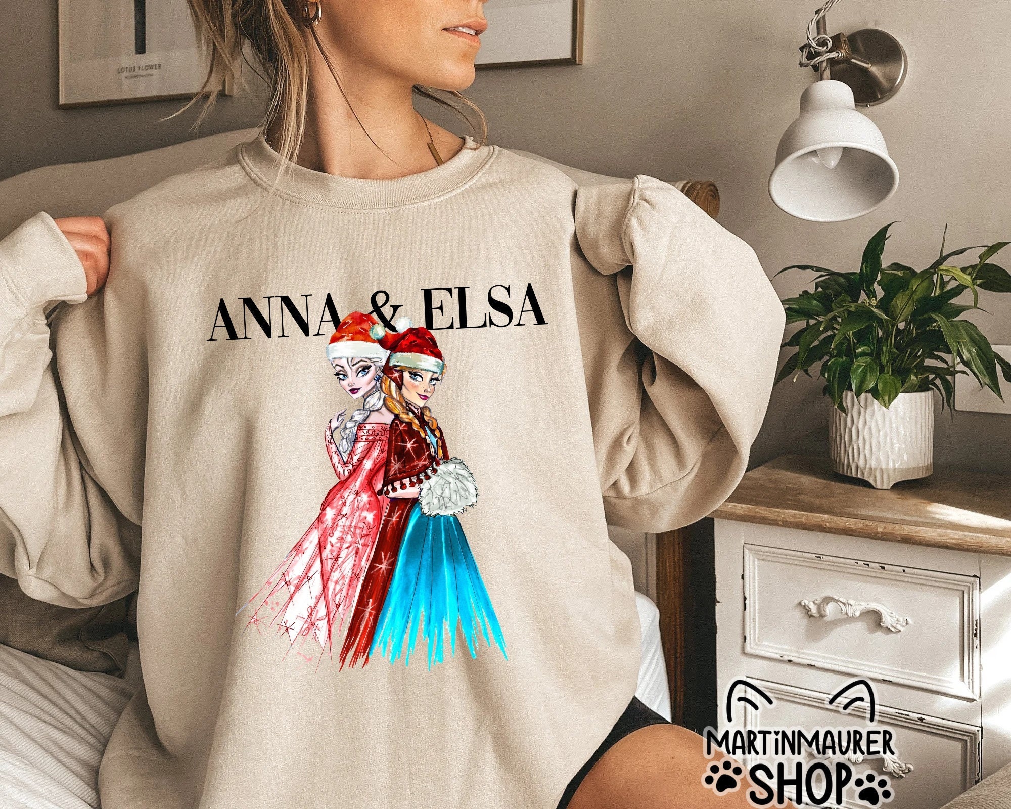 Discover Anna and Elsa Christmas Sweatshirt, Disney Princess Christmas