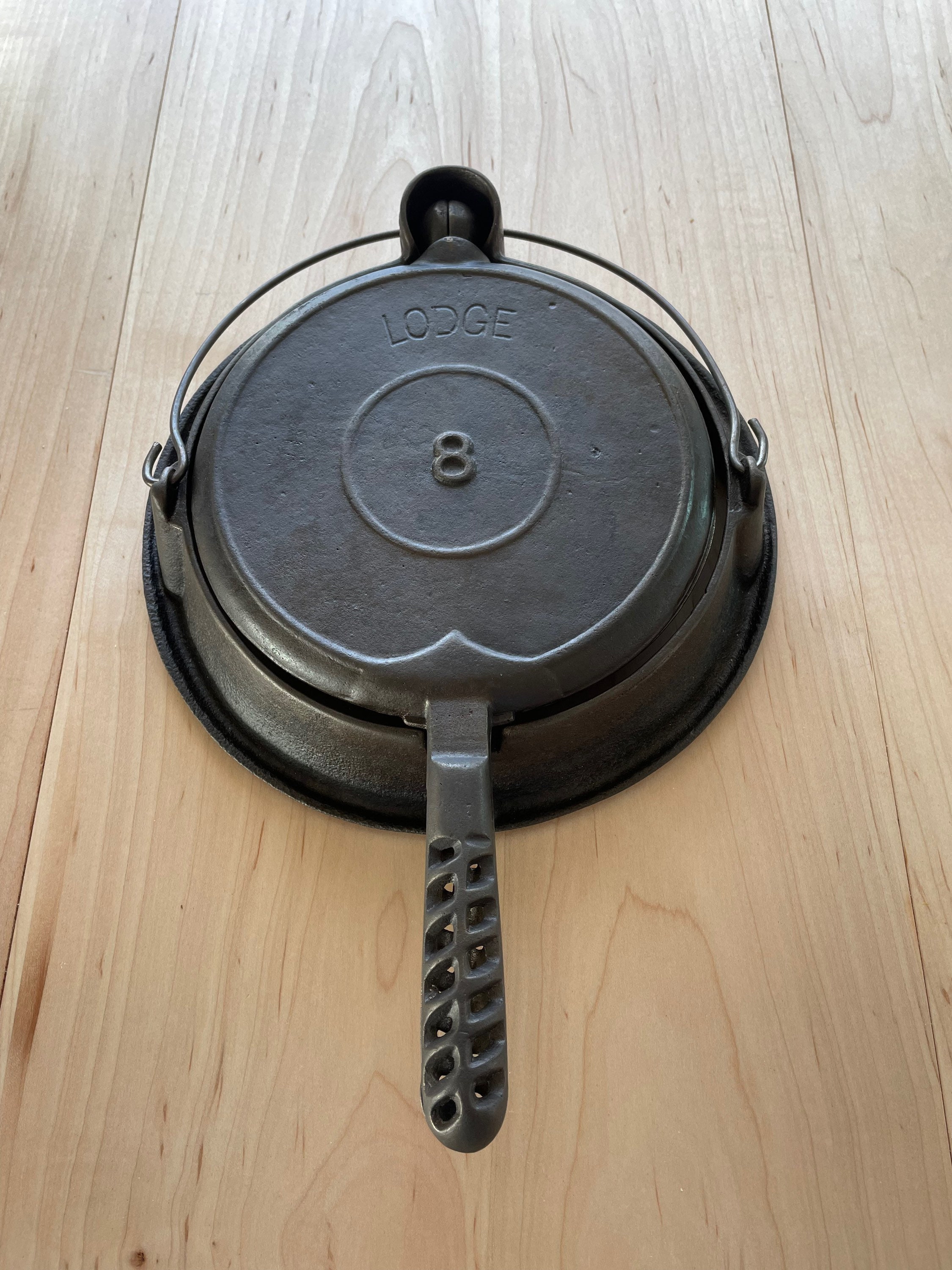 Laurens Electric Cooperative Inc. Cast Iron Skillet by Lodge MFG No 8