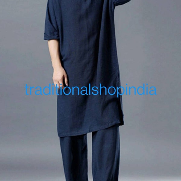 mens kurta/indian kurta/ kurta pajama,kurta pajama for man, mens indian clothing,boys kurta pajama,kaftan kurta pajama, regular wear clothes