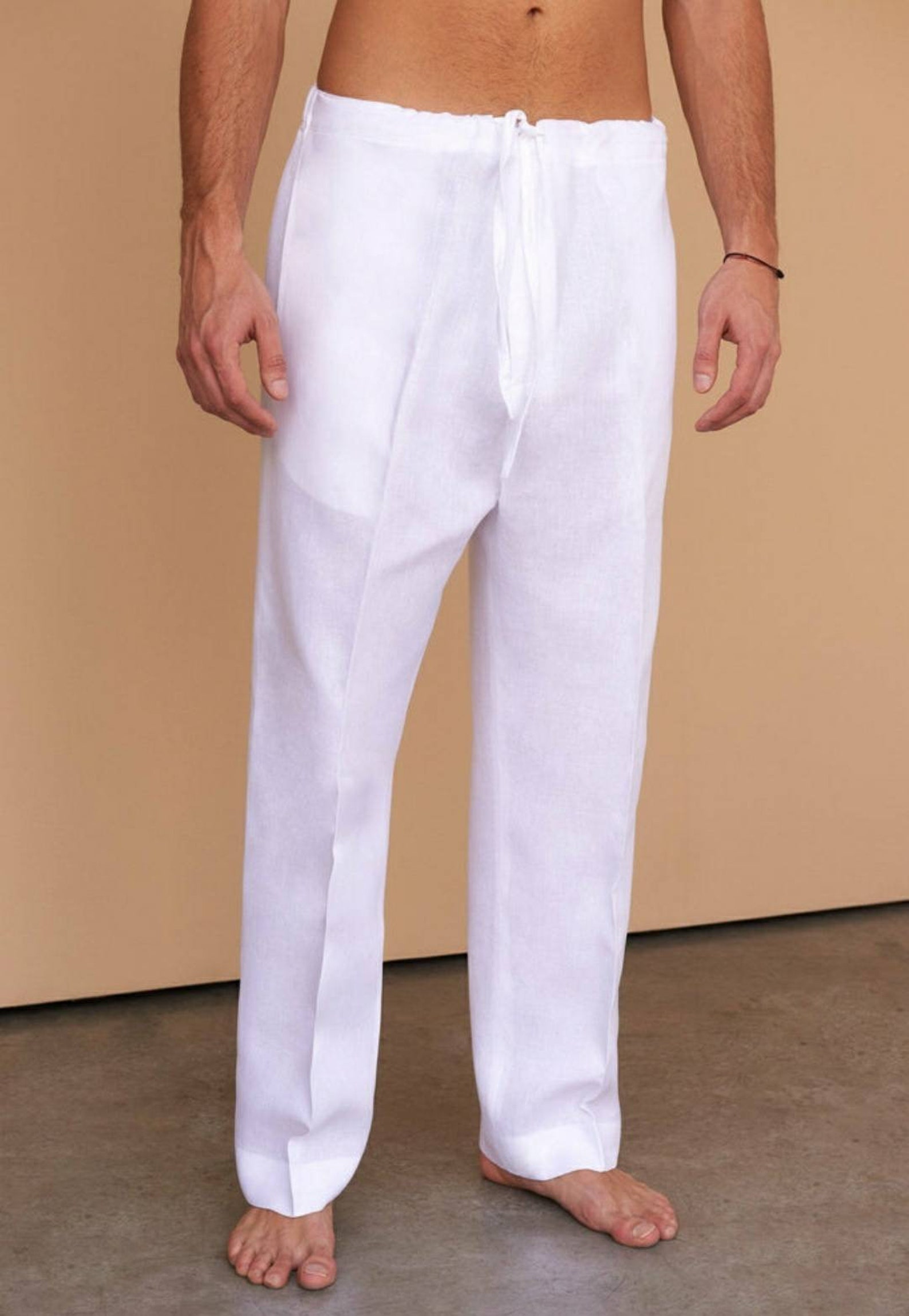 Handmade Linen Pant Cut Pajama for Men/ Man Pajama/ Unisex Churidar