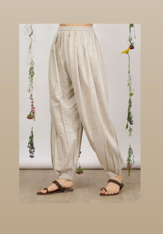 Buy Women Ankle Length Pants Brown and Ocean Blue Combo of 2 Cotton for  Best Price, Reviews, Free Shipping
