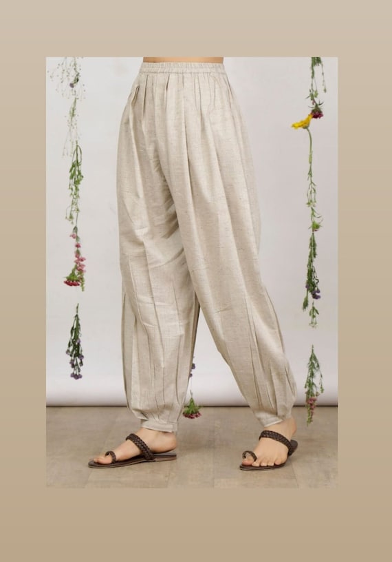 ORGANIC COTTON HAREM Trousers, Aladdin Alibaba Genie Pants, Unisex Yoga  Festival Hippie Harems - Etsy