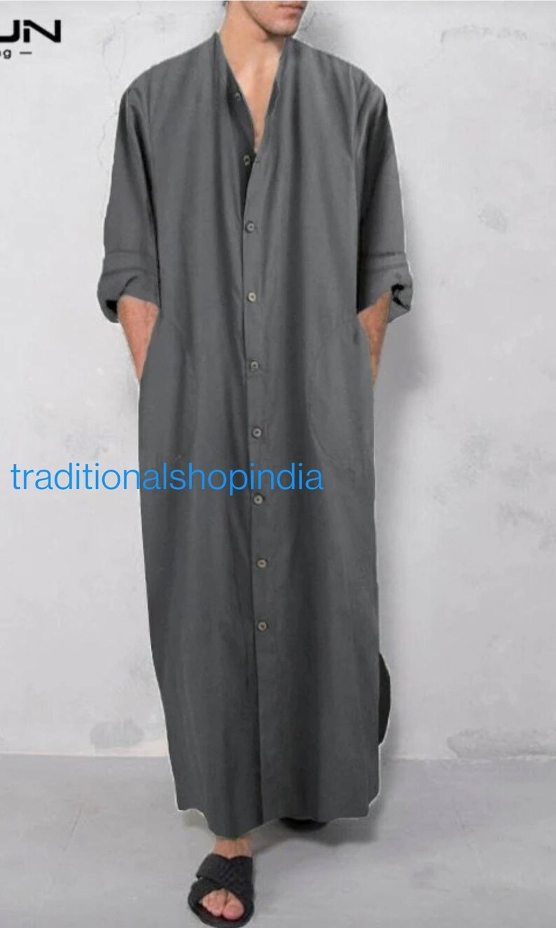 Indian Robe Men Men's Kaftan. Men's Robeindian Men's Robe - Etsy