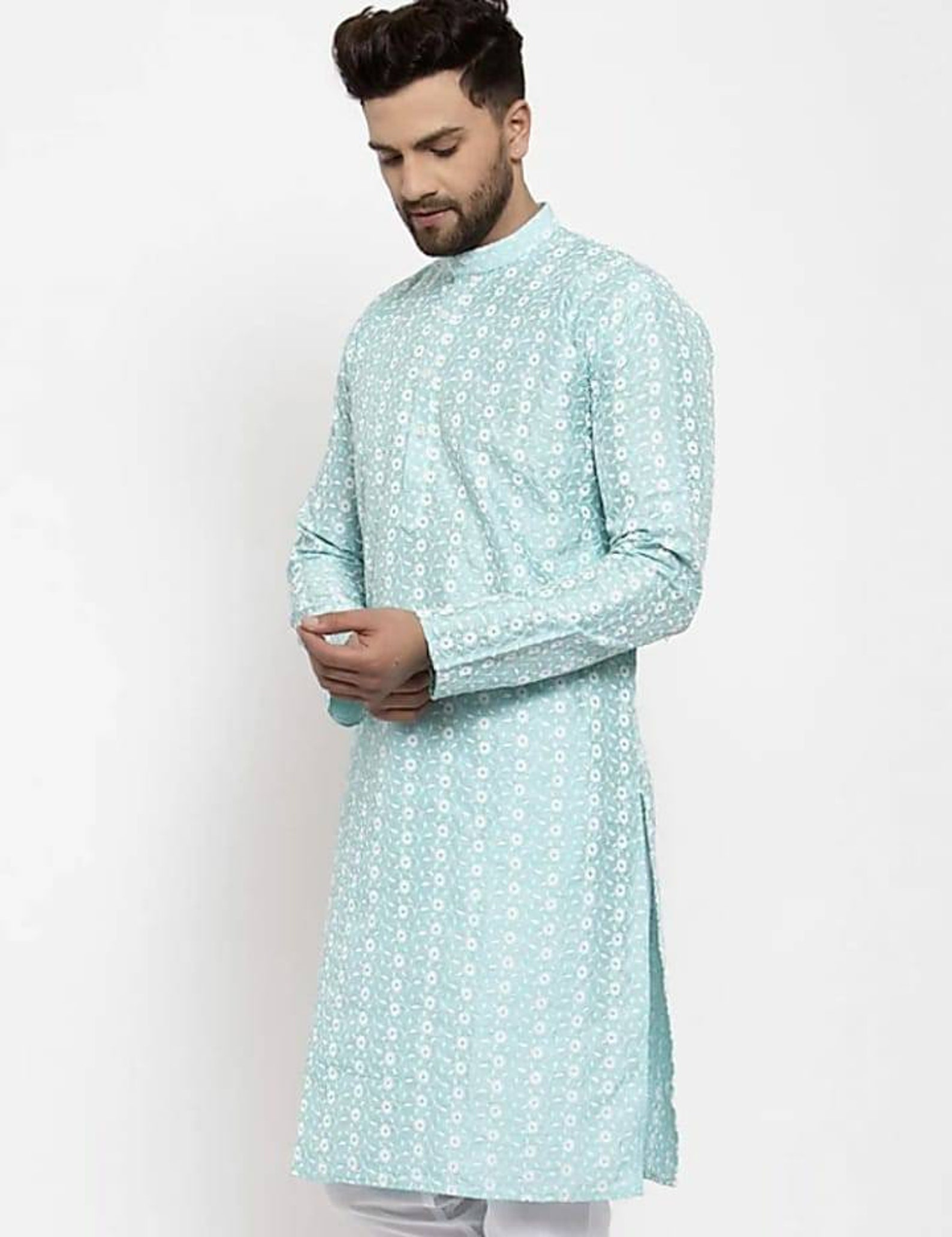 Premium Chikan Kari Kurta NB M-2XL