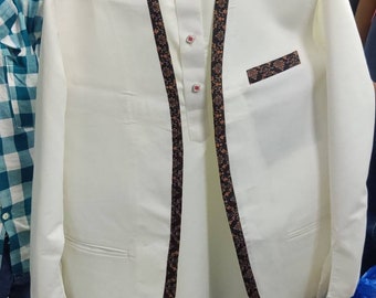 Indian mens pathani suit, salwar kamiz, indian wedding suit, pathani suit, man wedding salwar kamiz, salwar kamiz and jacket, white color