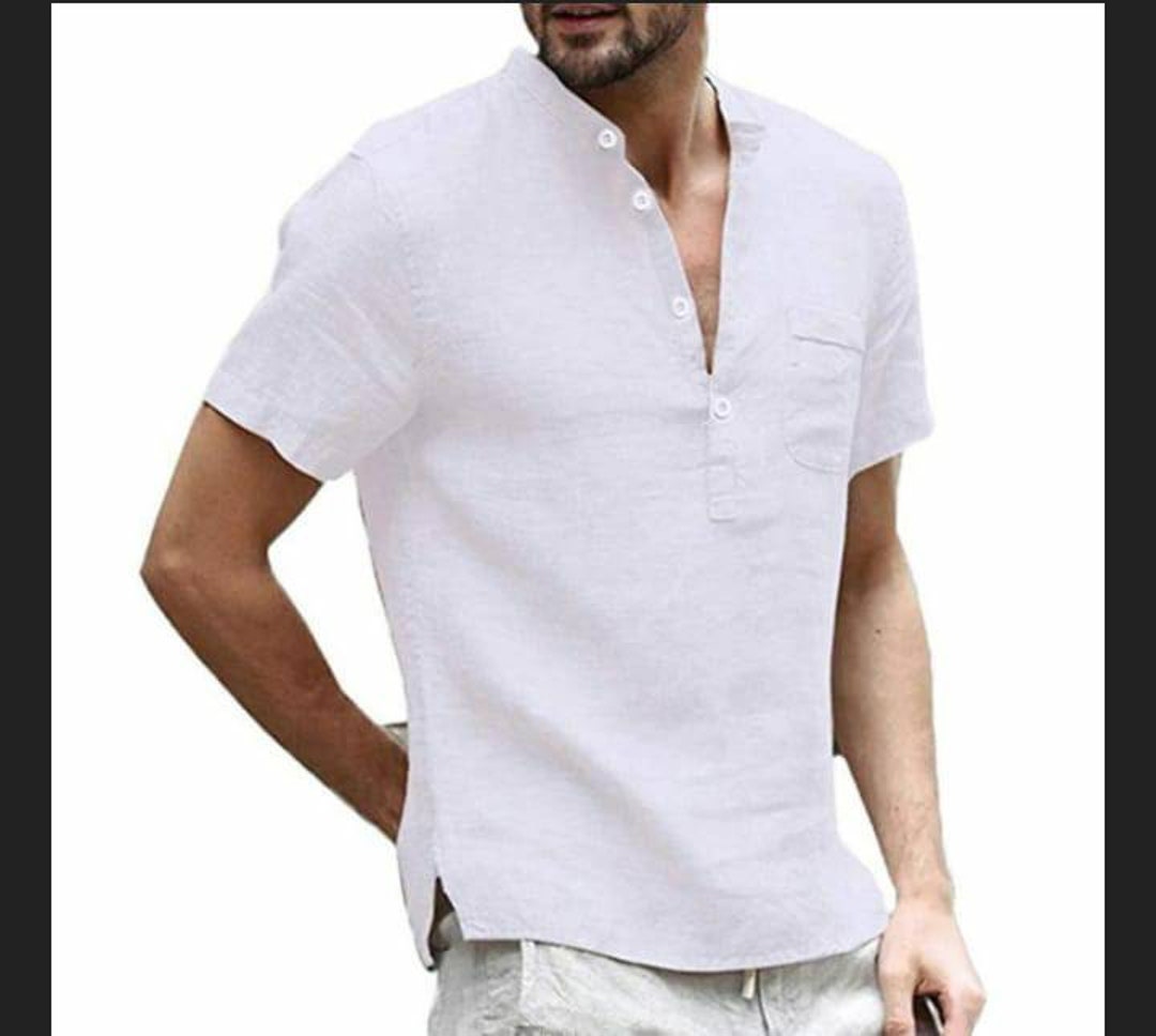 Men's Short Kurta, Hand Made Kurta, Indian Kurta, Short Shirt Kurta ...