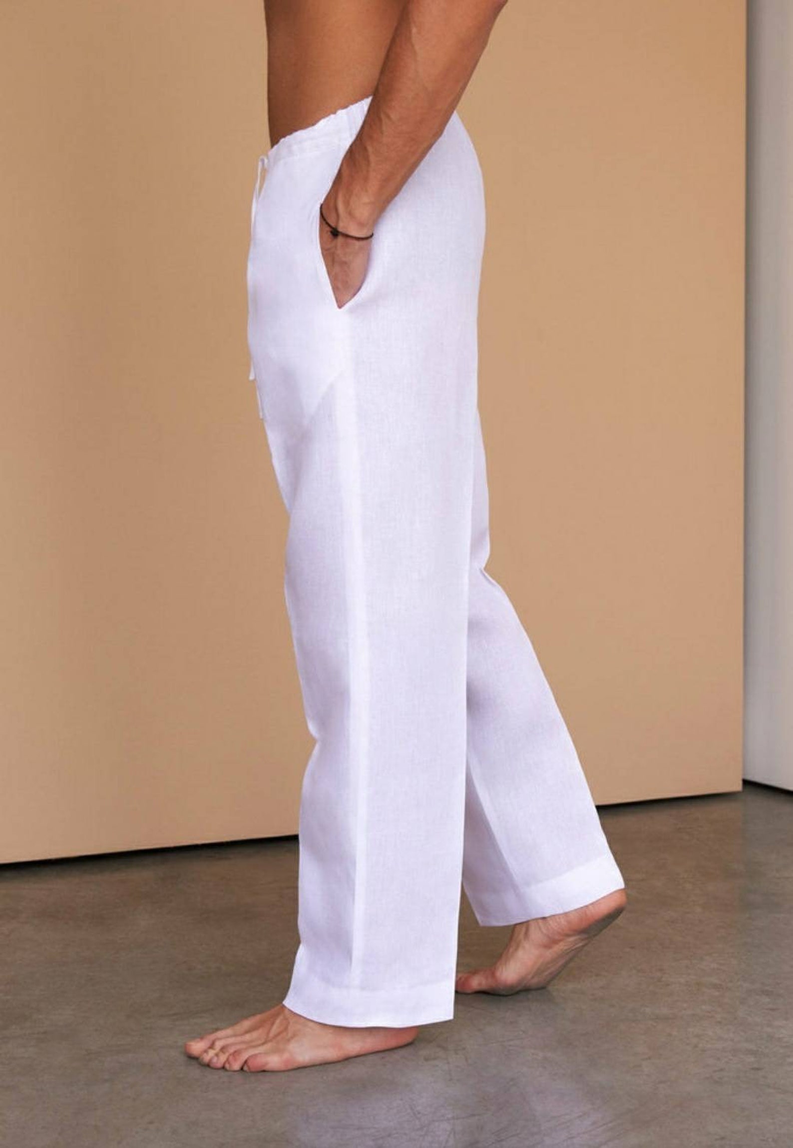 Handmade Linen Pant Cut Pajama for Men/ Man Pajama/ Unisex Churidar