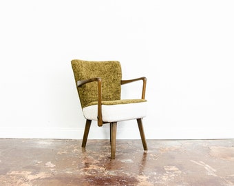 Vintage cocktail armchair, Germany 1950, retro, gold