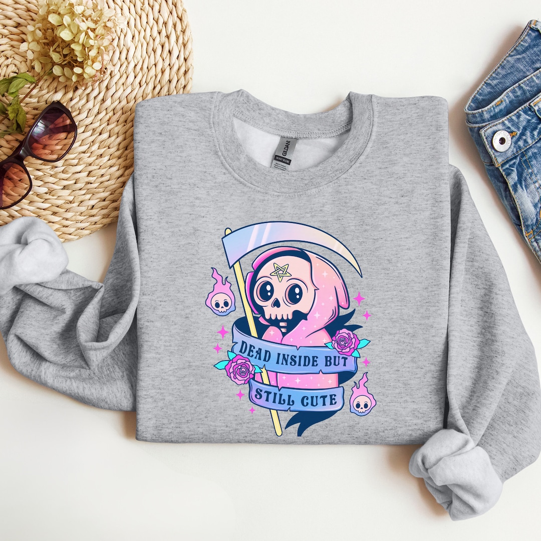 Pastel Goth Sweatshirt Kawaii Clothes Kawaii Sweatshirt Etsy