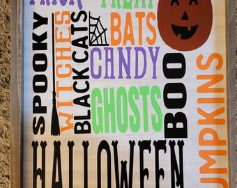 Halloween sign