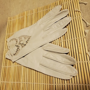 Children&#39;s Leather Vintage Confirmation Gloves