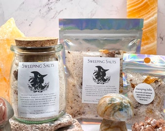 Aromatherapy Energy Cleansing Ritual Herbal Infused Salt Sweep