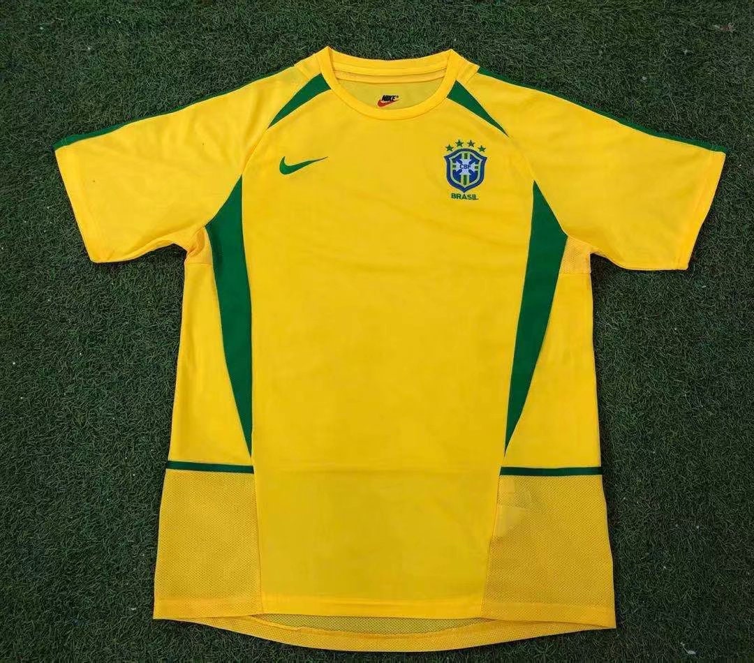 Brazil 2002 -2004 Home football shirt jersey Player Issue dual layer Nike  size L