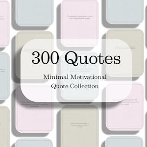 Modèles de citations motivantes, publications Instagram minimalistes avec citations, pack de citations Canva modifiables, téléchargement numérique imprimable