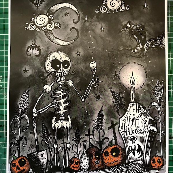 Print Happy Halloween couleur