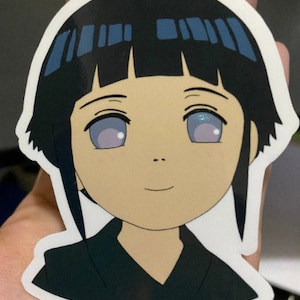 Anime NARUTO Hinata Hyuga 3D Motion Stickers Car Sticker Notebook  Waterproof Decal Toy Wall Sticker Kids Toys