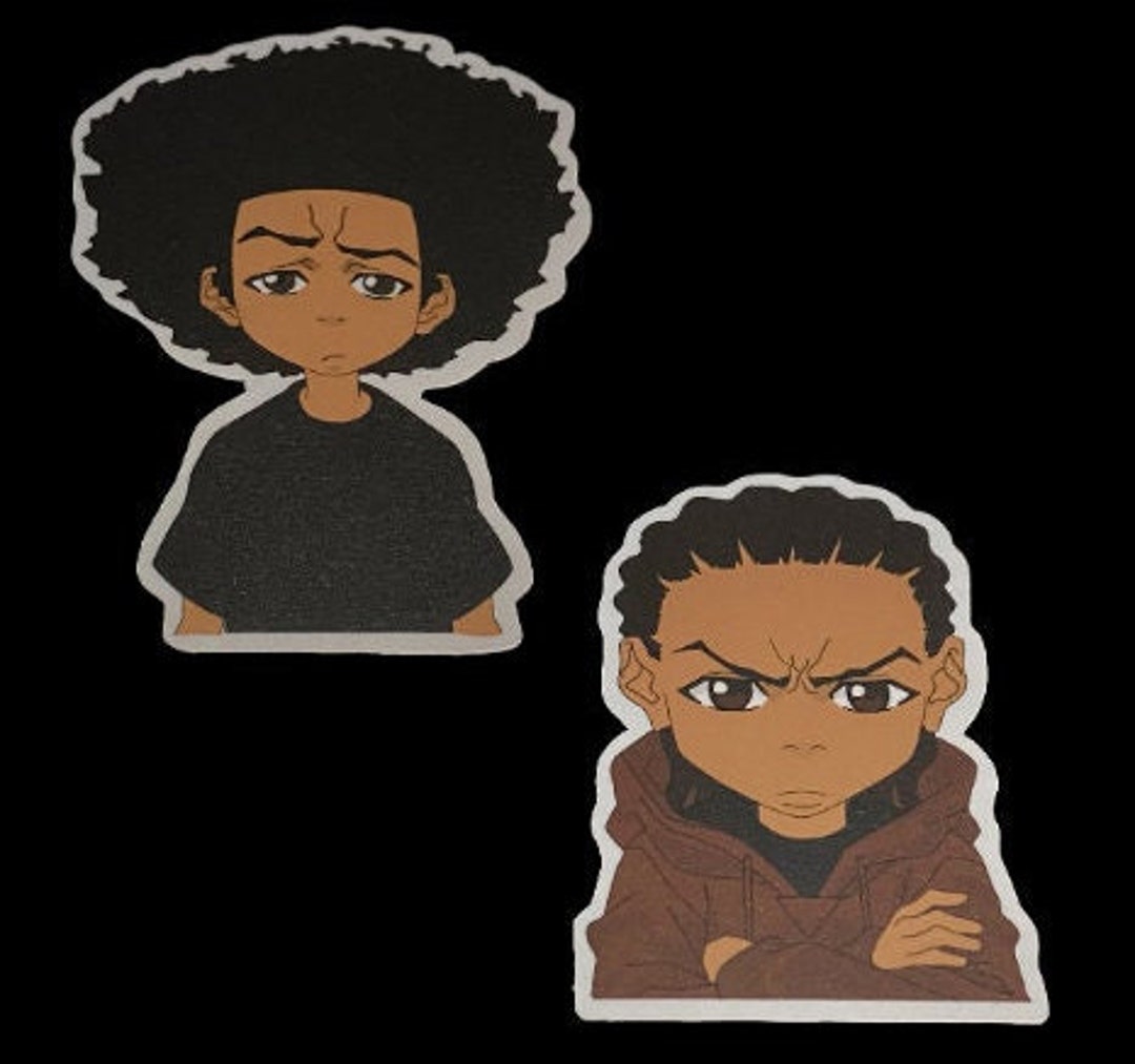 Riley Freeman & Huey Freeman Stickers Matte Waterproof - Etsy Riley Freeman & Huey Freeman Stickers Matte Waterproof - Etsy