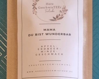 Teemischungen in zauberhaften Motto-Tüten / Teetüten / Geschenktüten - ideal als Geschenk, Mitbringsel, Auszeit zwischendurch