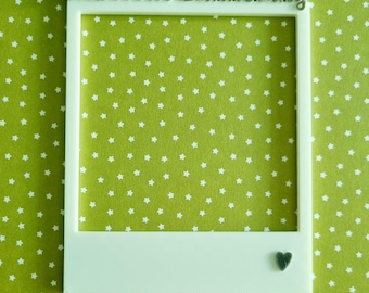 Fotorahmen Polaroid Stille Momente – 3D Druck Bilderrahmen, Sofortbild Rahmen, Retro, Fotorahmen im Polaroid Stil, Erinnerung & Trauer