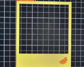 Fotorahmen Polaroid Stil „Sommergefühle Edition“ – 3D Druck Retro-Bilderrahmen, Sofortbild, Dolce Vita , Summer Vibes, Salute, Auf das Leben