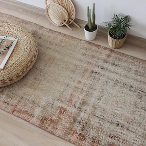 3x10 Runner, Vintage Runner 3x10, Turkish Runner, Oushak Runner,Turkish Runner Rug,Turkish Rug,Oushak Runner Rug,Hallway Rug,Runner Rug,448