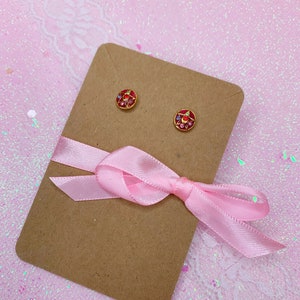 Pink Sailor Star Stud Earrings