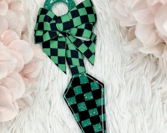 Kunai verde y negro / regalos de anime para ella, regalos de anime para él, decoración de habitaciones de anime, regalos de videojuegos para ella, decoración de videojuegos
