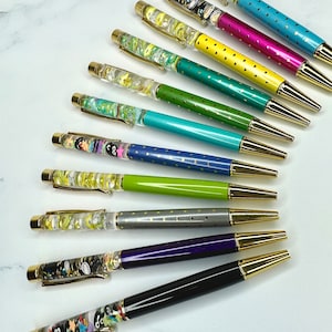 WIEDER AUF LAGER Anime inspirierter Float Pen - Schneekugelstift - Anime Floating Pen - neue Farben