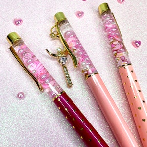 Anime inspiriert Float Pen - Schneekugel Stift - Anime Floating Pen