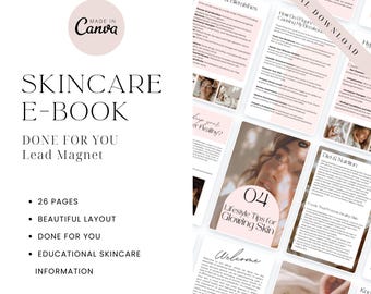 Ebook de cuidado de la piel: imán de clientes potenciales para coaches de belleza (descarga digital)