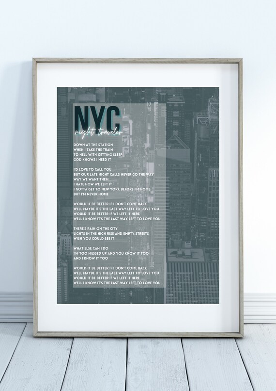 Wallpaper I Walk These Lonely Streets Green Day NYC Night Traveler
