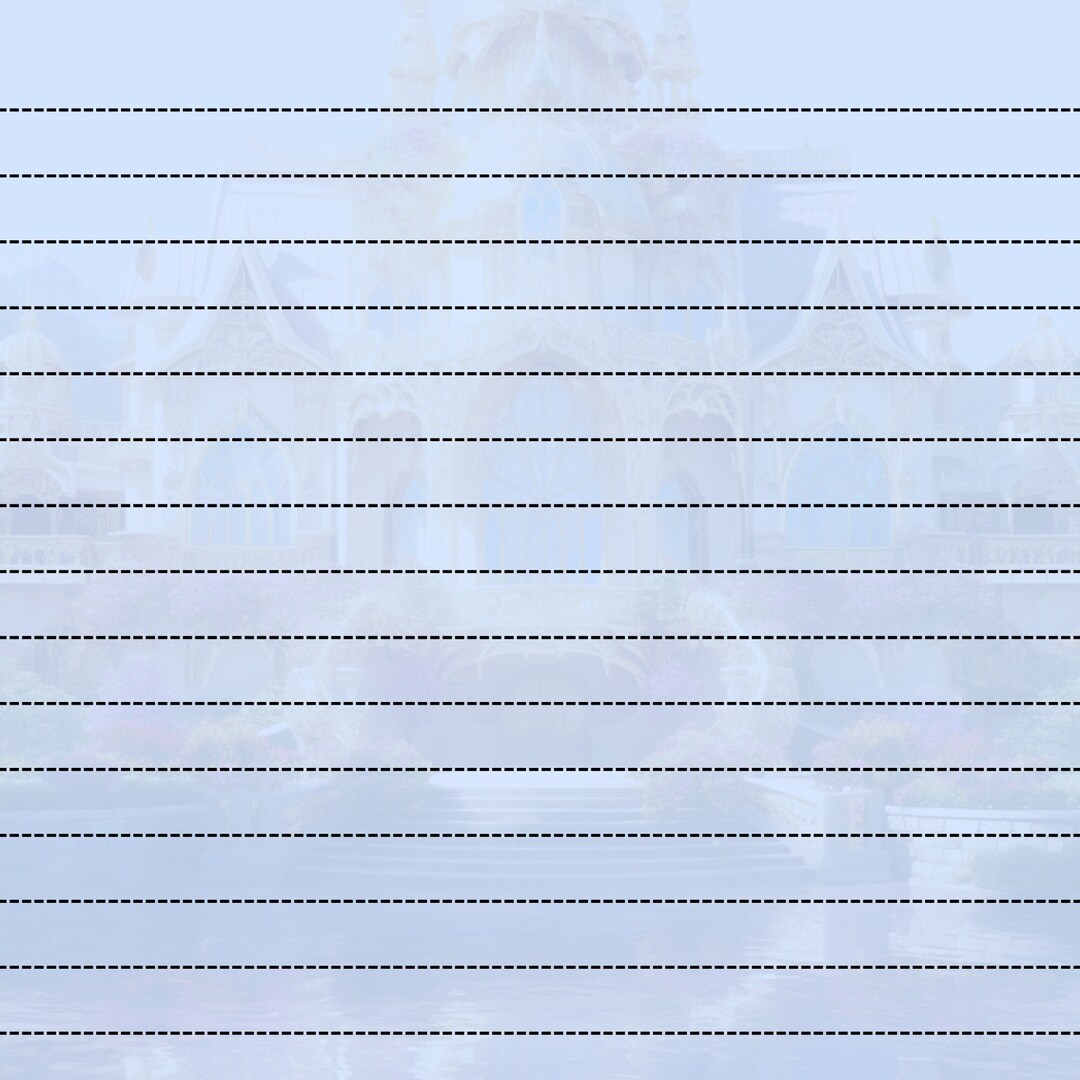 Printable Faith Christian Themed Glimpse of Heaven Decorative Note Page ...