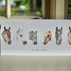 Horse Greeting Card