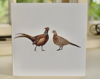 Pheasant Pair Greeting Card
