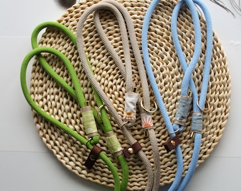 SLIP Dog Rope leash for spring // Slip Retriever dog leash, lead for dog, training slip leash for dogs, summer dog lead, ~1.5M