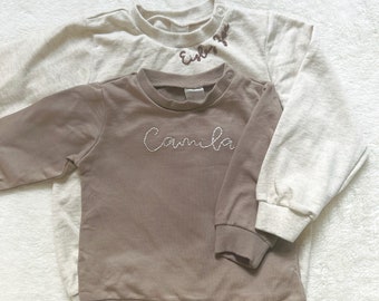 Hand embroidered Baby/Toddler Sweatshirt