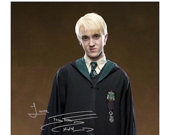 Tom Felton Signed Autograph Photo collectable signature wizard sorceror
