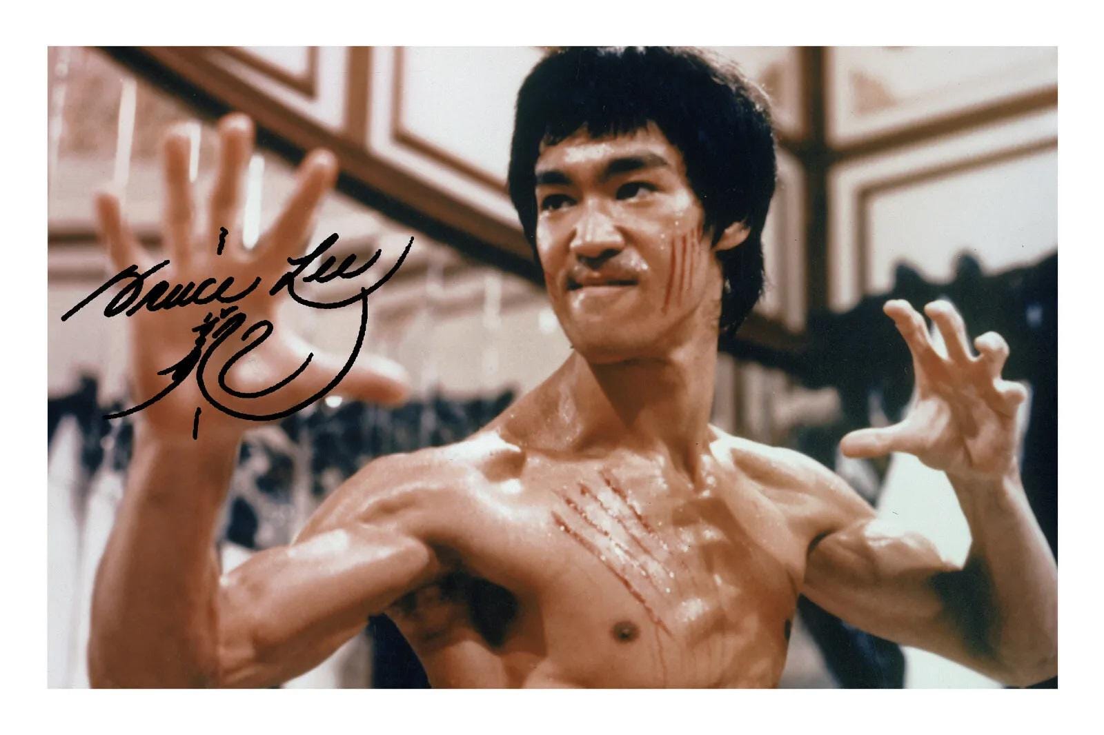 Bespaar veel op bulk Kostuums Bruce Lee Mascot Costumes Bruce Lee Action  Figure The Return Of The Grandmaster Dragon Tiger Fighting Three Headed  Real ..., image size:1600x1066