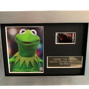 Kermit the frog limited edition framed film cell The Muppet Show