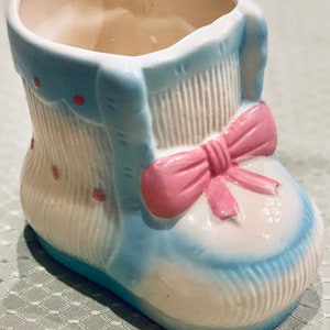Vintage MY-NEIL Kitschy Retro Baby Bootie Planter