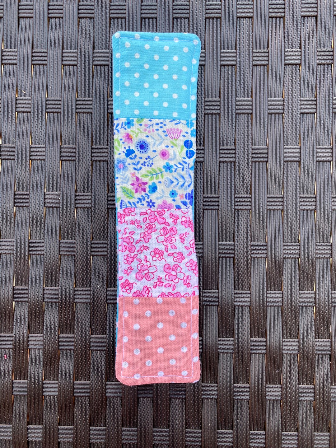 Patchwork Bookmarks // Quilted Bookmarks // Scrappy Fabric Etsy UK
