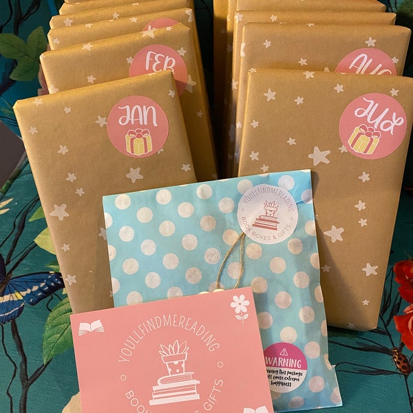 Birthday/Christmas Advent 12 Book Bundle ~ Book Gift ~ Mystery Book ~ Blind Date With a Book ~Mother's Day ~ Book Lovers Gift ~ Book Gift xx