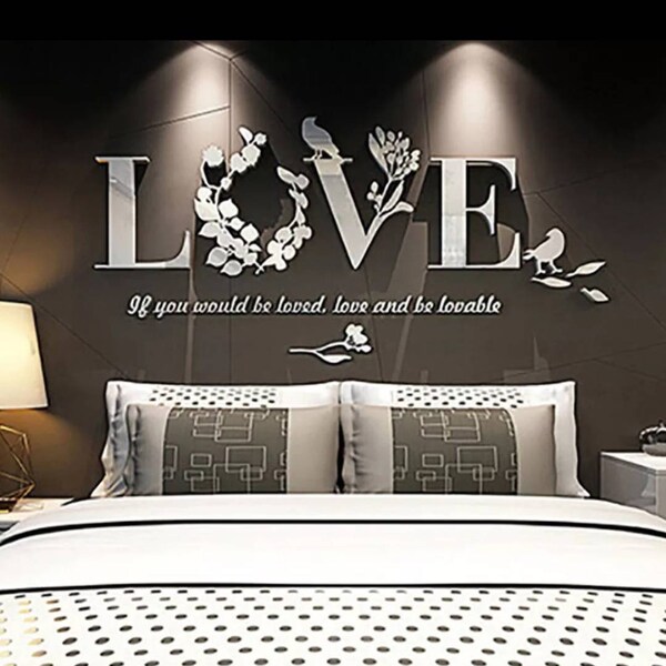 Love Wall Sticker Etsy