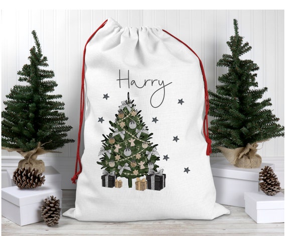 Linen christmas sack Clearance
