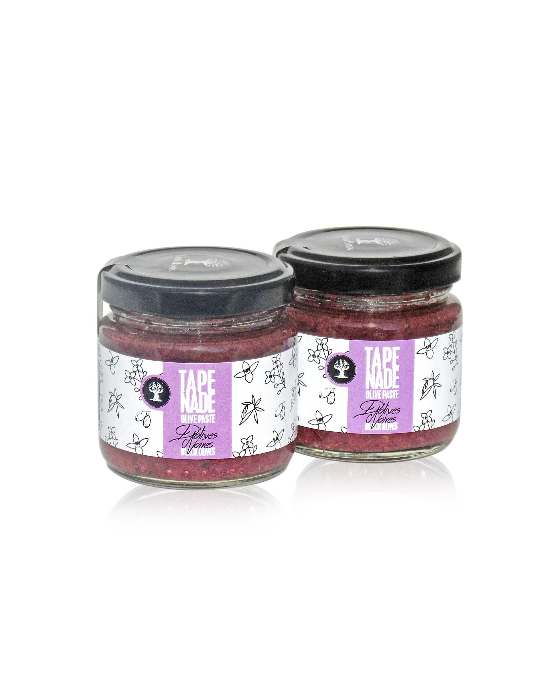 Tapenade d'olives Noires de Roula, 2x100G