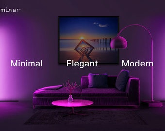 Modern Floor lamp RGB LED corner Lamp Ambiant Lamp