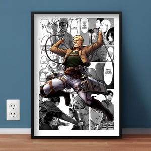 Attack on Titan Premium Anime Poster | Manga Poster | Anime Gifts, Anime Wall Art for Kids Room, Decor Wall Collage, Gifts, Anime Poster