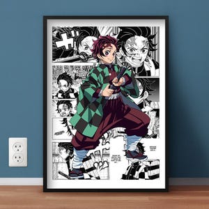 Demon Slayer: Kimetsu no Yaiba Premium Anime Poster | Anime Gifts, Anime Wall Art for Room, Decor Wall Collage, Gifts Anime Poster Print